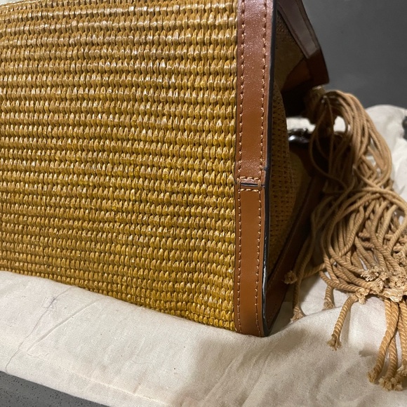 MARNI MARCEL RAFFIA NORTH SOUTH ROPE TOTE BAG PRELOVED - Picture 12 of 16